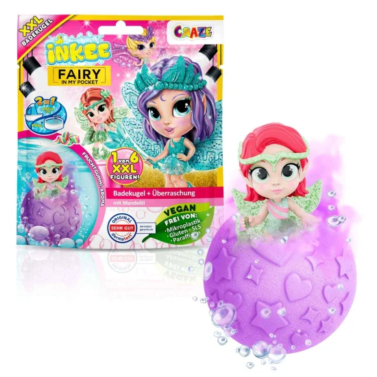 INKEE bomba do kúpeľa s prekvapením XXL Fairy – INKEE 0769899