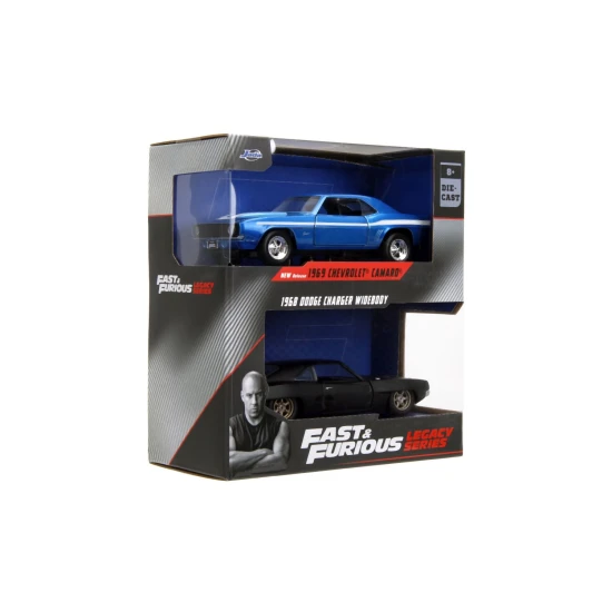 Rýchlo a zbesilo dvojbalenie Chevrolet Camaro 1969 a Dodge Charger 1968 1:32 J34251314R00