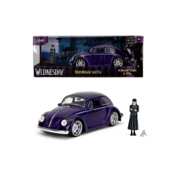 Wednesday auto 1972 VW Beetle 1:24 a figúrka Wednesday