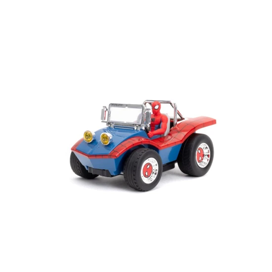 Marvel Spider-Man RC buggy 1:24 na diaľkové ovládanie s figúrkou Spider-Mana