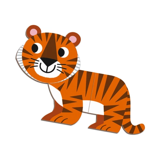 Magnetická kniha Zvieratá: Skladajte zvieratá pomocou magnetických dielikov.