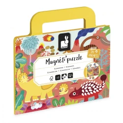 Magnetické puzzle v kufríku Dinosaury 24 ks