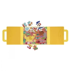 Magnetické puzzle v kufríku Dinosaury 24 ks