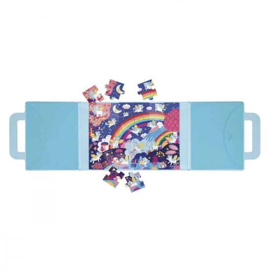 Janod Magnetické puzzle v kufríku Jednorožce 24 ks Janod Magnetické puzzle v kufríku Jednorožce 24 ks