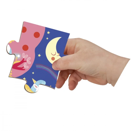 Janod Magnetické puzzle v kufríku Jednorožce 24 ks Janod Magnetické puzzle v kufríku Jednorožce 24 ks