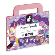 Magnetické puzzle v kufríku Princezné 36 ks Magnetické puzzle v kufríku Princezné 36 ks