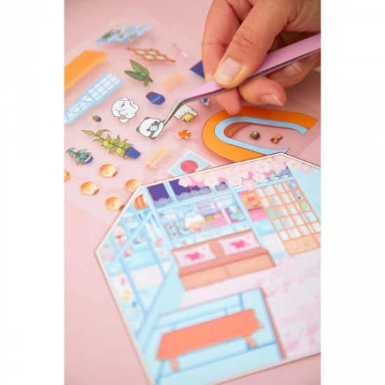 Janod Samolepky Cosy Stickers Minisvet Pochúťky