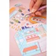 Janod Samolepky Cosy Stickers Minisvet Pochúťky