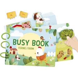 Interaktívna kniha s aktivitami Busy Book Farma