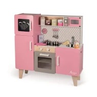 Drevená kuchynka Macaron ružová veľká