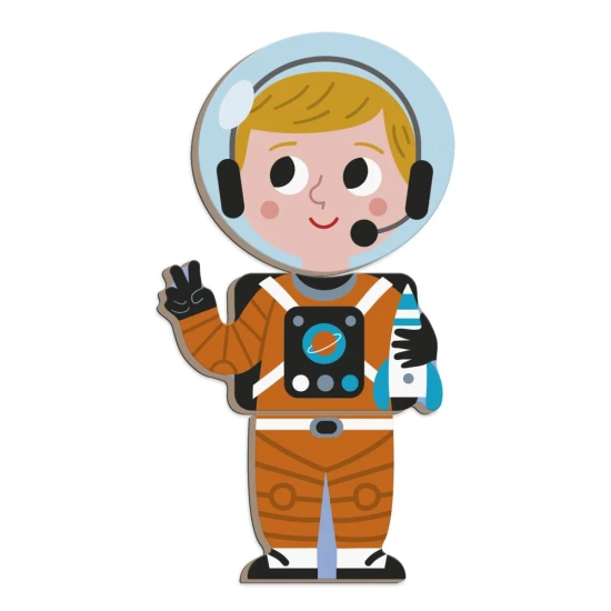 S touto milou farebnou magnetickou hračkou sa vaše dieťa zoznámi so 16 povolaniami s možnosťou vymyslieť ich ešte oveľa viac! 