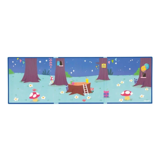 Magnetické príbehy pre deti o narodeninovej párty so zvieratkami od Janod.