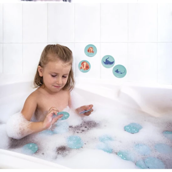 Toto mäkké pexeso do vane obsahuje 12 párov zvieratiek.