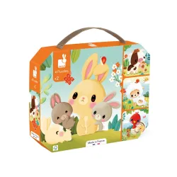 Puzzle v kufríku 4v1 Farma