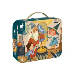 Puzzle v kufríku Magická škola 200 ks