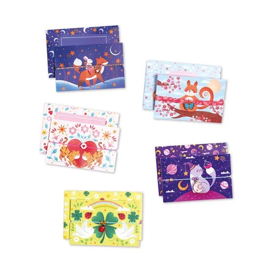 Kreatívna sada na vytváranie náramkov želaní alebo priateľstva.