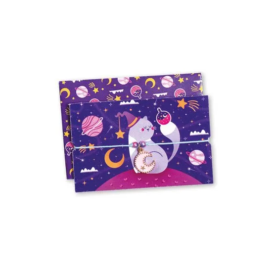 Kreatívna sada na vytváranie náramkov želaní alebo priateľstva.