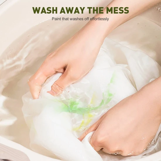 Prírodné rastlinné práškové prstové farby pre deti – bezpečné a umývateľné