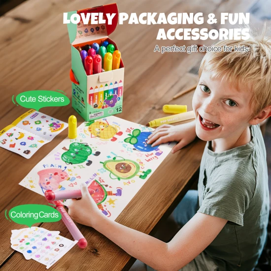 Jarmelo Fixky umývateľné s vôňou – sada 12 farieb s vôňou