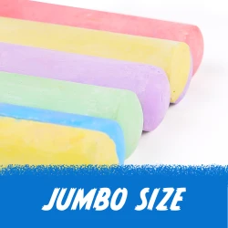 Kriedy chodníkové Jumbo s 2 držiakmi 24 ks