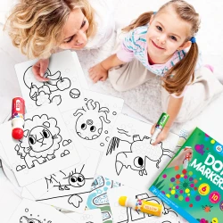 Farby v tube s omaľovánkami 6 ks