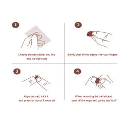 Nálepky na nechty For sweet little ones