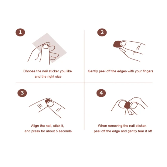 Jarmelo nálepky na nechty For sweet little ones – 540 farebných detských nálepiek, vodeodolné a bezpečné pre deti