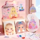 Jarmelo 4v1 Princess Glam sada – make-up, obliekanie, zdobenie kamienkami a fóliami pre papierové princezné