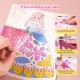 Jarmelo 4v1 Princess Glam sada – make-up, obliekanie, zdobenie kamienkami a fóliami pre papierové princezné