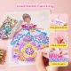 Jarmelo 4v1 Princess Glam sada – make-up, obliekanie, zdobenie kamienkami a fóliami pre papierové princezné