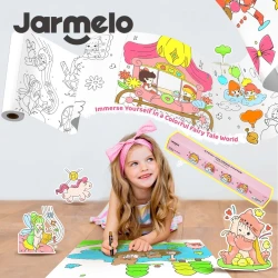 Samolepiaca omaľovánka v rolke Sweet girls 3 m