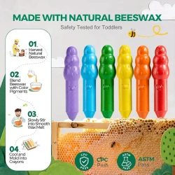 Jumbo voskovky Tree Sprites 16 ks