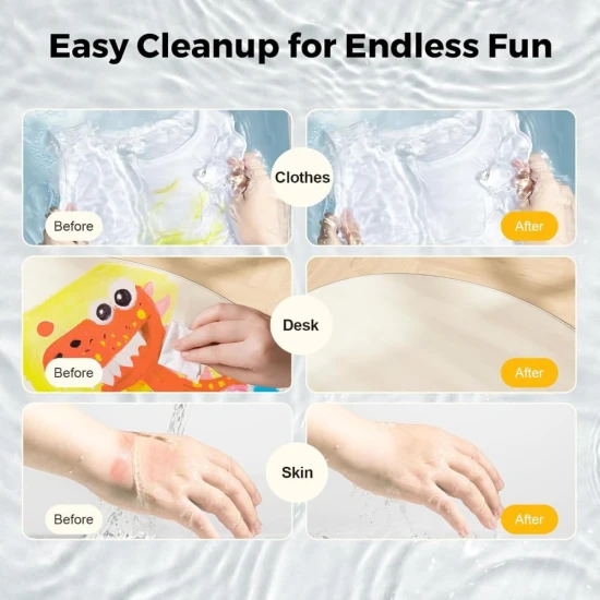 Jarmelo Temperové farby Umývateľné v tyčinke – set 30 umyvateľných netoxických farieb v tyčinke