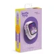 Fialové detské Kiddoboo smart hodinky Lilac s monitorovaním rôznych každodenných aktivít, farebným displejom a pohodlným remienkom.​