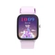Fialové detské Kiddoboo smart hodinky Lilac s monitorovaním rôznych každodenných aktivít, farebným displejom a pohodlným remienkom.​