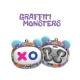 Bezdrôtové detské slúchadlá do uší GOAT Graffiti Monsters farebné