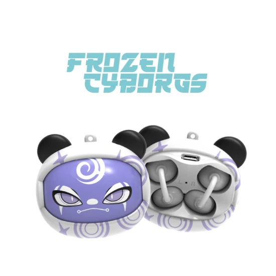 Bezdrôtové detské slúchadlá do uší GOAT Frozen Cyborgs lilac