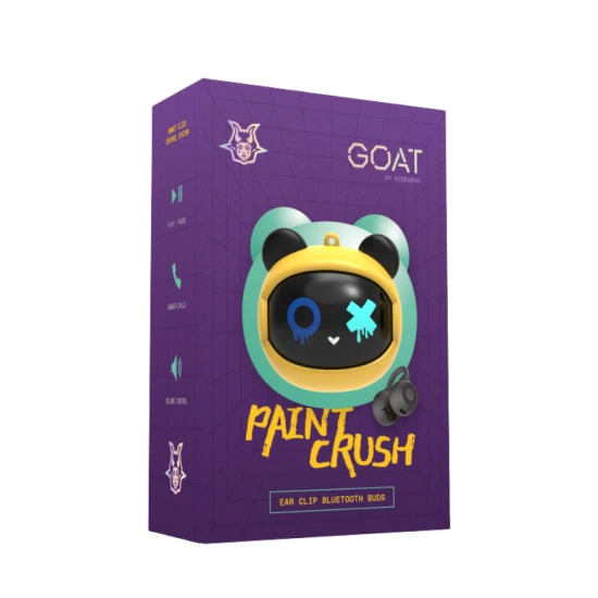 Bezdrôtové detské slúchadlá do uší GOAT Paintcrush žlté