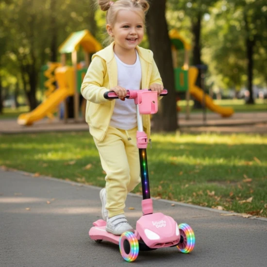 Elektrická kolobežka Trecyclo Pink trojkolková detská e-kolobežka