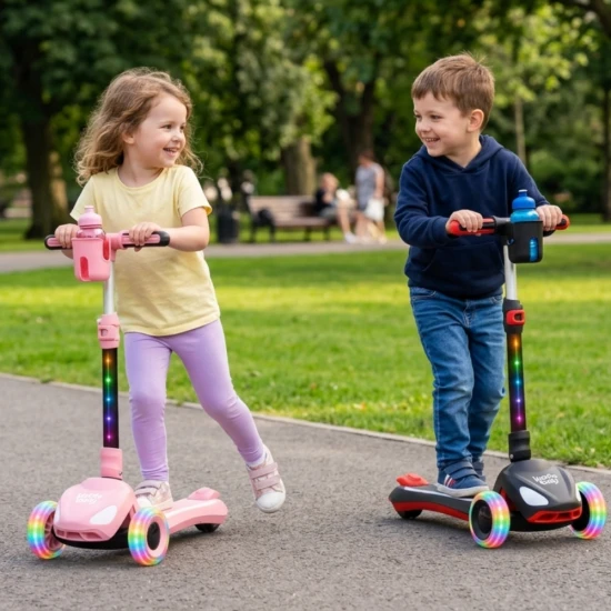 Elektrická kolobežka Trecyclo Pink trojkolková detská e-kolobežka