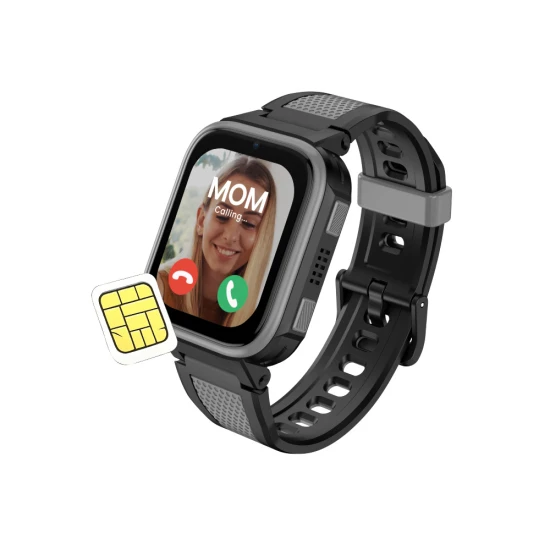 Detské smart hodinky Kiddoboo x Lagenio WatchMe AI K10 4G Black