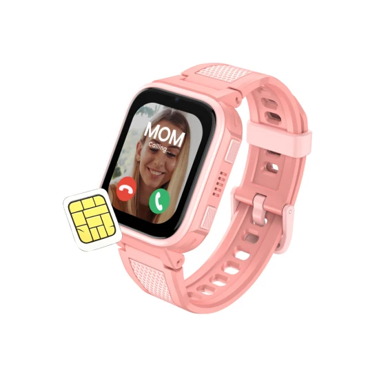 Detské smart hodinky Kiddoboo x Lagenio WatchMe AI K10 4G Pink
