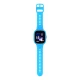 Detské smart hodinky Kiddoboo x Lagenio WatchMe 4G v modro-čiernej farbe s displejom, kamerou a SOS funkciou – bezpečný a hravý doplnok pre deti.