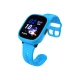 Detské smart hodinky Kiddoboo x Lagenio WatchMe 4G v modro-čiernej farbe s displejom, kamerou a SOS funkciou – bezpečný a hravý doplnok pre deti.