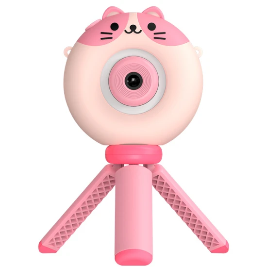 Ružový detský Kiddoboo fotoaparát FotoFun Instapic Pink – digitálny foťák s prednou a zadnou kamerou, selfie režimom a prehrávaním hudby.