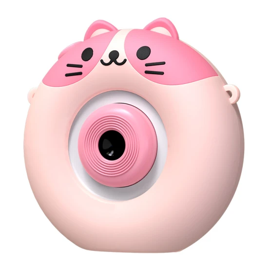 Ružový detský Kiddoboo fotoaparát FotoFun Instapic Pink – digitálny foťák s prednou a zadnou kamerou, selfie režimom a prehrávaním hudby.