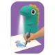 Kiddoboo Dino projektor na kreslenie zelený s nočnou lampičkou pre deti od 4 rokov