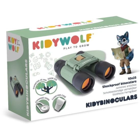 Ďalekohľad Kidybinoculars Green - Kidywolf KIDYBINOCULARS-GR