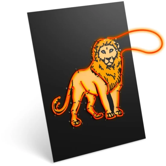 Kreatívna súprava Kidywolf Kidyneon Orange