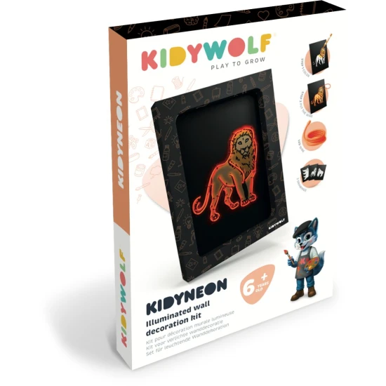 Kreatívna súprava Kidywolf Kidyneon Orange